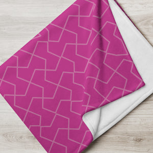 MODERN GEO LINES Throw Blanket