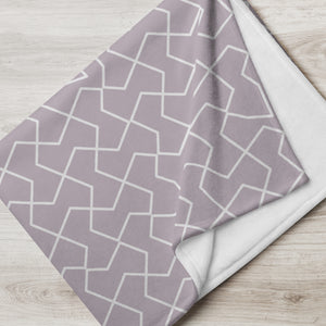 MODERN GEO LINES Throw Blanket