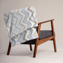 Load image into Gallery viewer, MODERN CHEVRON Throw Blanket
