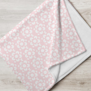 MODERN ROSE Throw Blanket