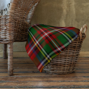 RED TARTAN Throw