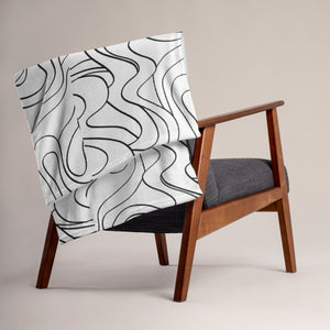 MODERN WAVES Throw Blanket