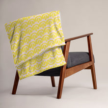 Load image into Gallery viewer, MODERN PINK AND GOLD FLORAL Throw Blanket
