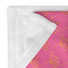 Load image into Gallery viewer, GOLD FLOWER Throw Blanket

