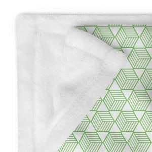 GEO GREEN Throw Blanket