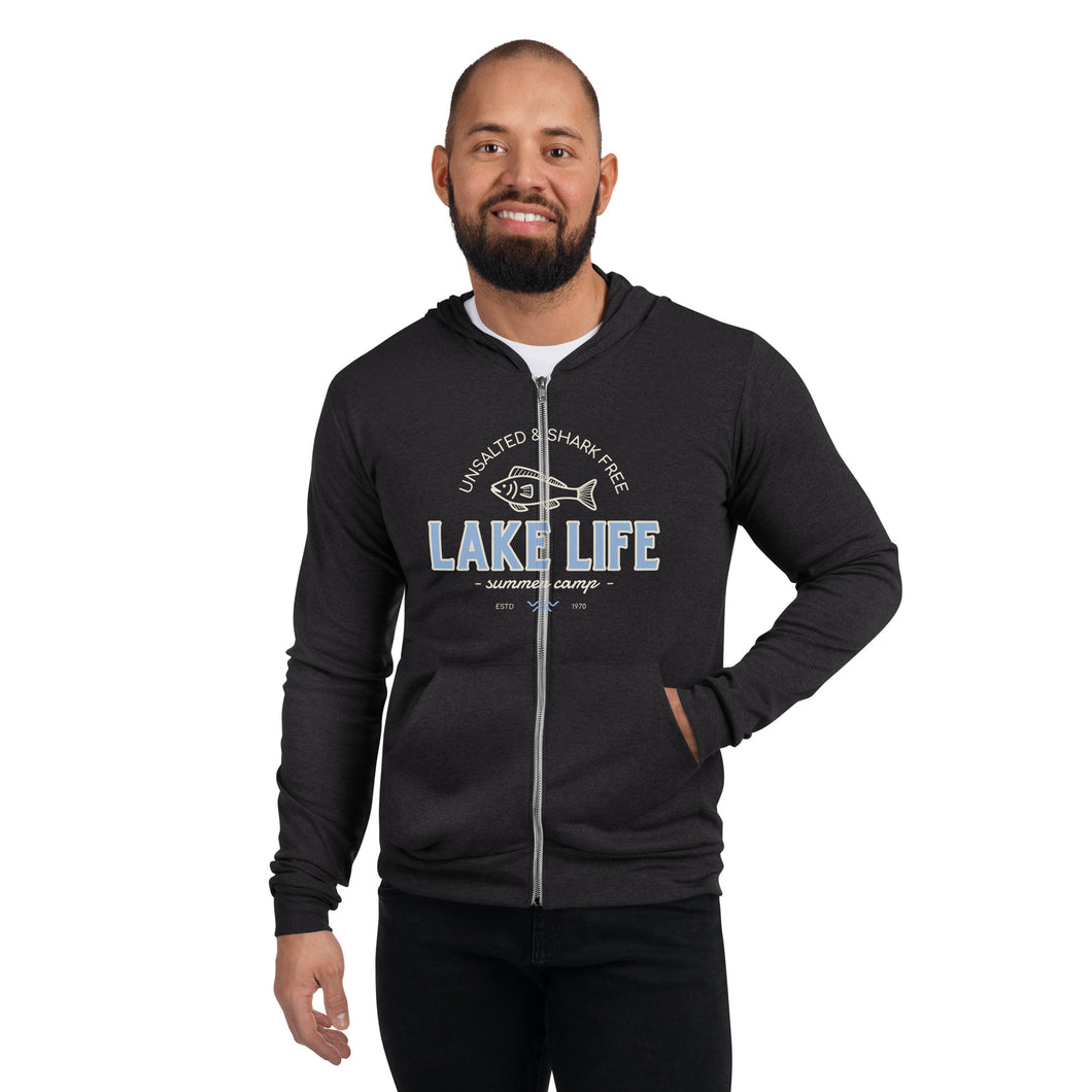 LAKE LIFE Unisex zip hoodie