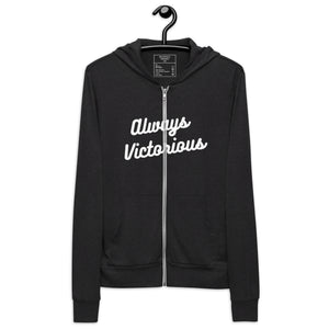 ALWAYS VICTORIOUS Unisex zip hoodie