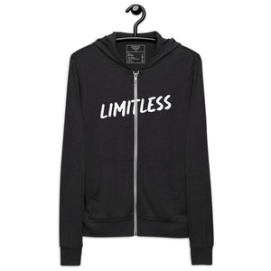 LIMITLESS Unisex zip hoodie