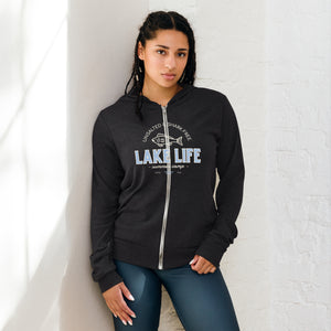 LAKE LIFE Unisex zip hoodie