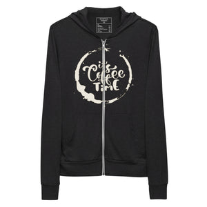 IT'S COFFEE TIME Unisex zip hoodie