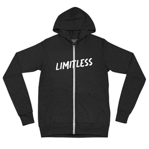 LIMITLESS Unisex zip hoodie