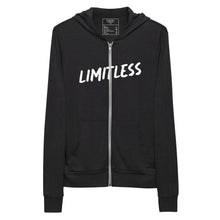 Load image into Gallery viewer, LIMITLESS Unisex zip hoodie
