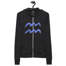 Load image into Gallery viewer, WAVE Unisex zip hoodie
