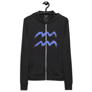 WAVE Unisex zip hoodie