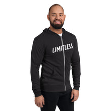 Load image into Gallery viewer, LIMITLESS Unisex zip hoodie
