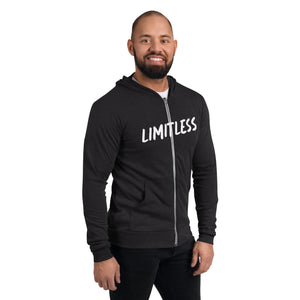 LIMITLESS Unisex zip hoodie