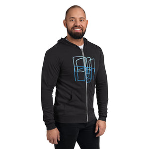 MODERN Unisex zip hoodie