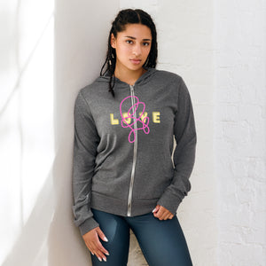 ART LOVE Unisex zip hoodie