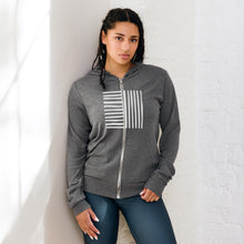 Load image into Gallery viewer, BARS &amp; STRIPES Unisex zip hoodie
