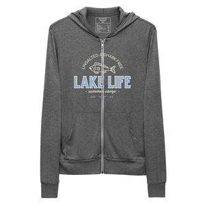 LAKE LIFE Unisex zip hoodie