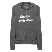 Load image into Gallery viewer, ALWAYS VICTORIOUS Unisex zip hoodie
