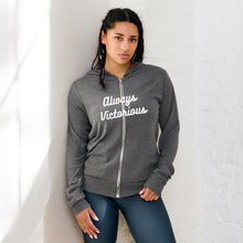 Load image into Gallery viewer, ALWAYS VICTORIOUS Unisex zip hoodie
