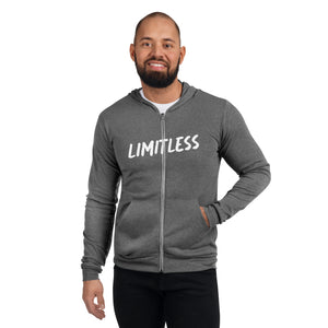 LIMITLESS Unisex zip hoodie