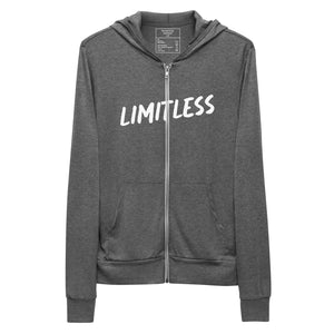 LIMITLESS Unisex zip hoodie