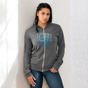 MODERN Unisex zip hoodie