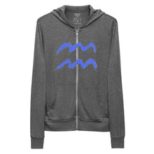 Load image into Gallery viewer, WAVE Unisex zip hoodie
