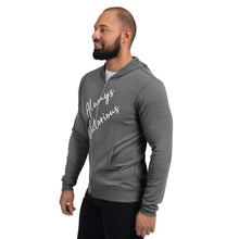 Load image into Gallery viewer, ALWAYS VICTORIOUS Unisex zip hoodie
