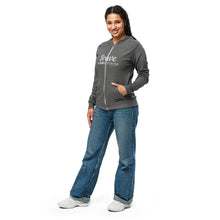 Load image into Gallery viewer, BRAVE AND STRONG Unisex zip hoodie
