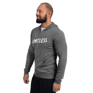 LIMITLESS Unisex zip hoodie