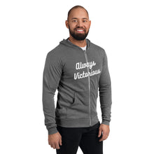 Load image into Gallery viewer, ALWAYS VICTORIOUS Unisex zip hoodie
