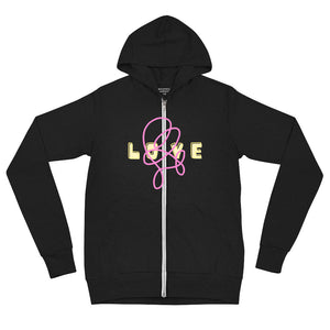 ART LOVE Unisex zip hoodie