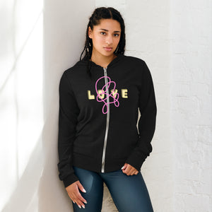 ART LOVE Unisex zip hoodie