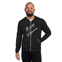 Load image into Gallery viewer, ALWAYS VICTORIOUS Unisex zip hoodie
