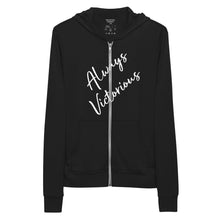 Load image into Gallery viewer, ALWAYS VICTORIOUS Unisex zip hoodie
