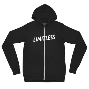 LIMITLESS Unisex zip hoodie