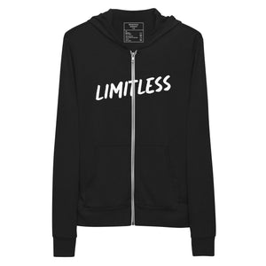 LIMITLESS Unisex zip hoodie