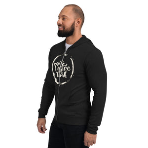 IT'S COFFEE TIME Unisex zip hoodie