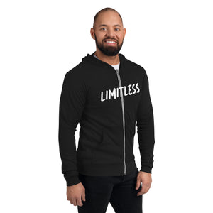 LIMITLESS Unisex zip hoodie