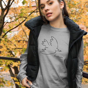 DOVE-PICASSO Unisex Long Sleeve Tee