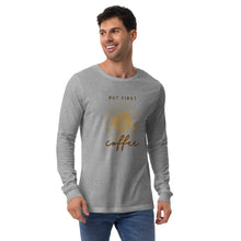 Load image into Gallery viewer, FIRST COFFEE Unisex Long Sleeve Tee
