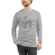 Load image into Gallery viewer, JOY Unisex Long Sleeve Tee
