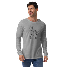 Load image into Gallery viewer, JOY Unisex Long Sleeve Tee
