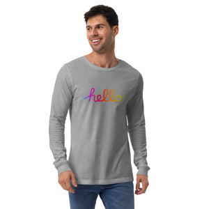 HELLO Unisex Long Sleeve Tee