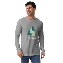 Load image into Gallery viewer, LET IT SNOW Unisex Long Sleeve Tee
