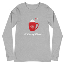 Load image into Gallery viewer, A CUP OF CHEER Unisex Long Sleeve Tee
