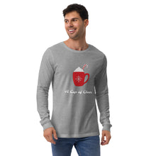 Load image into Gallery viewer, A CUP OF CHEER Unisex Long Sleeve Tee
